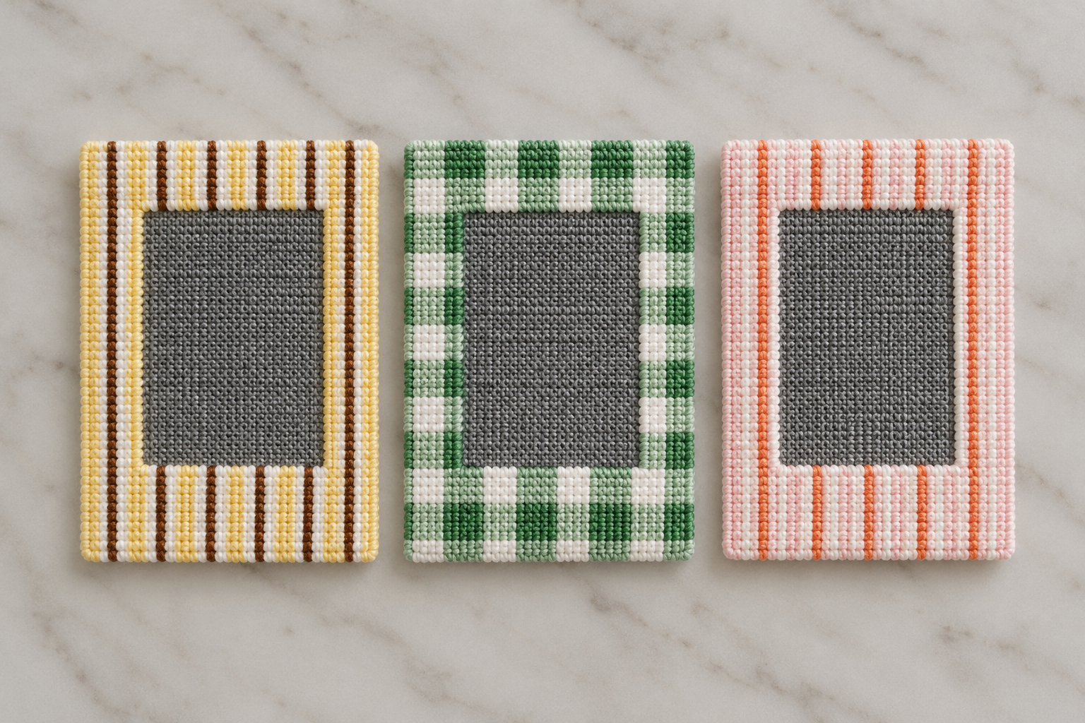 Mini Polaroid Needlepoint Frames