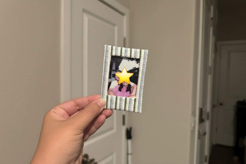 Mini Polaroid Needlepoint Frames